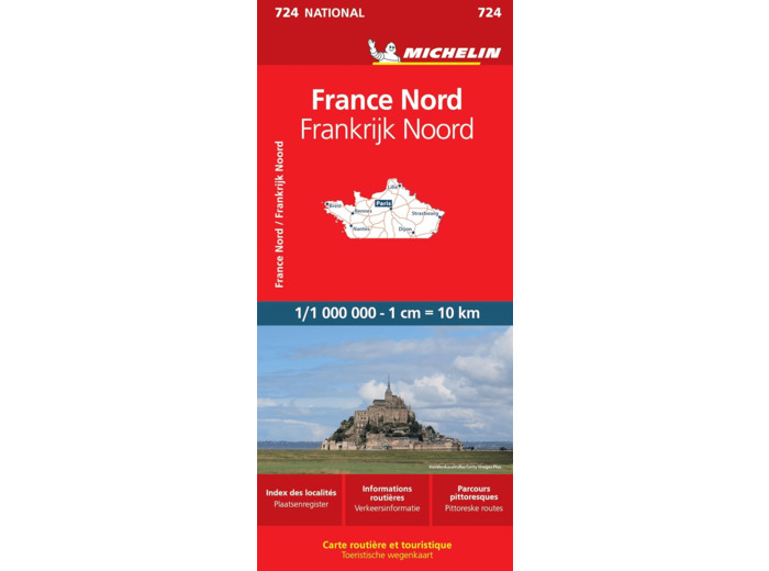 CARTE NATIONALE FRANCE NORD / FRANKRIJK NOORD