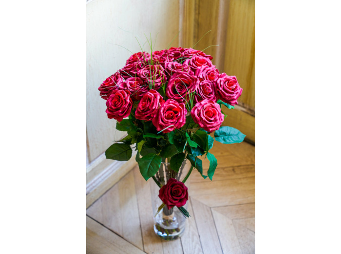 Bouquet De 21 Roses - Rouge