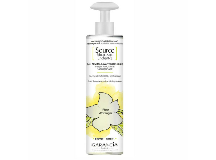 Eau démaquillante, micellaire, fleur d’oranger
