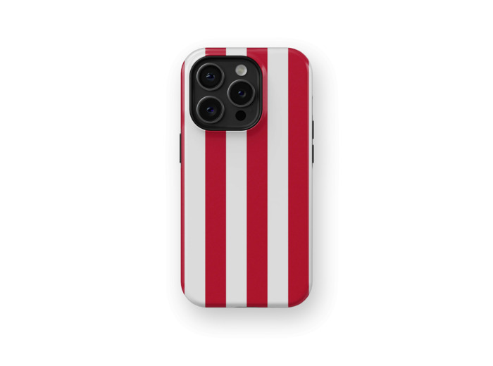 Red Stripes Case | Coque de téléphone 3D 2en1 Ultra-résistante