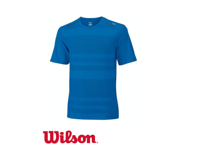 WILSON TEE-SHIRT SPECIALIST MESH CREW Blue