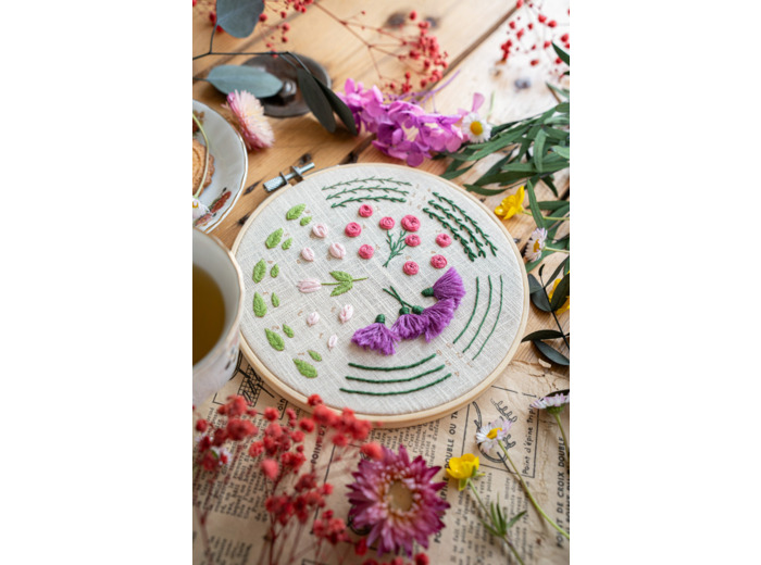 Patron Broderie Fleurs "L'apprenti fleuriste" Tome 2 - PDF à imprimer