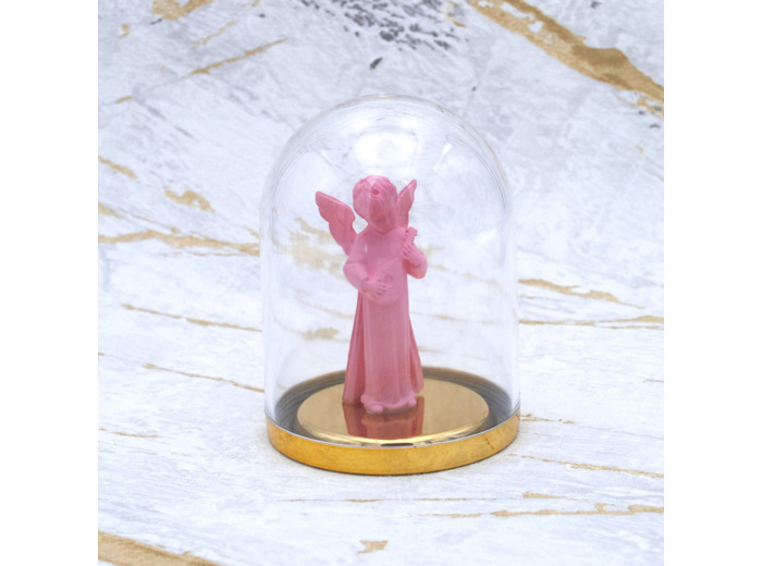 Ange 6cm sous cloche