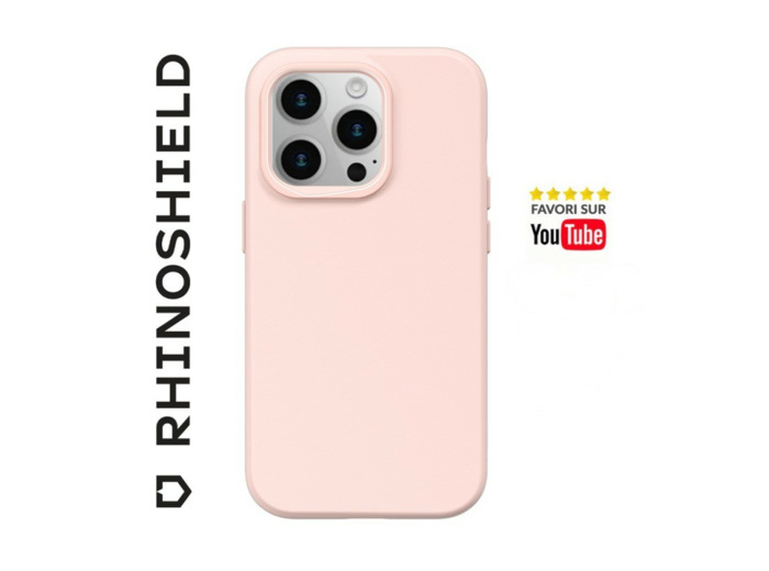 RHINOSHIELD COQUE SOLIDSUIT ROSE CLASSIC POUR APPLE IPHONE 14 PRO