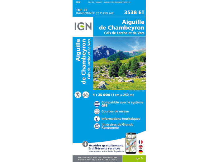 3538ET AIGUILLE DE CHAMBEYRON COLS DE LARCHE ET DE VARS