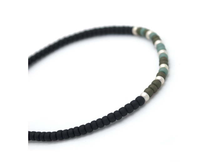 Bracelet homme code Morse "Saumur"