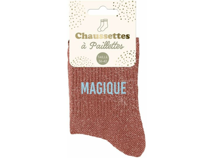 STC Chaussettes paillettes magique