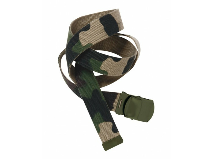 Ceinture toile camouflage CE