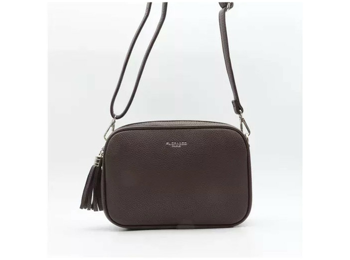 P428- Sac Flora & Co 2 Zips (marron)