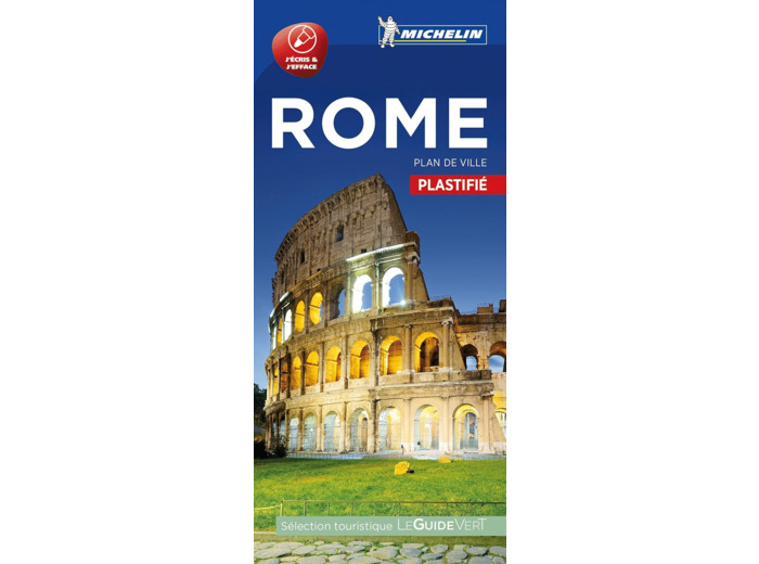PLANS DE VILLE MICHELIN EUROPE - PLAN ROME (PLASTIFIE)