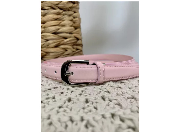 V696- Ceinture sécable Très Fine 1.8cm (rose pâle)
