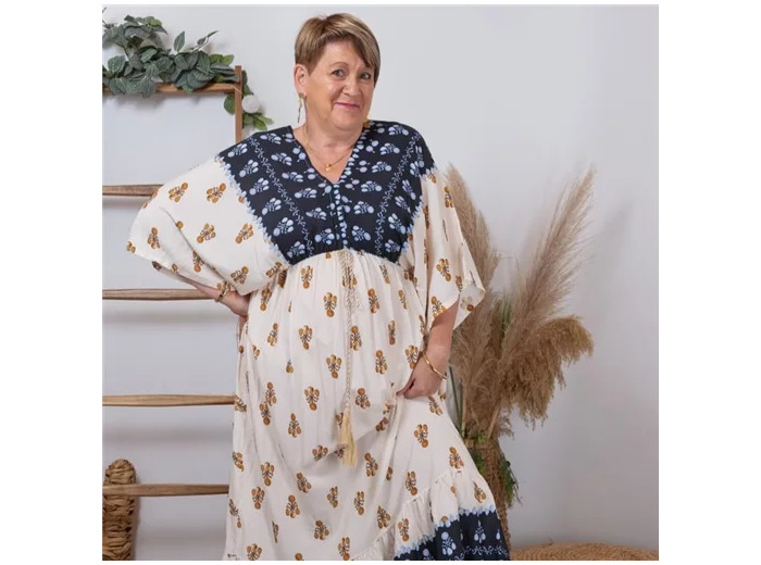 K274- Robe Bohême C'Mélodie (GT) (beige)