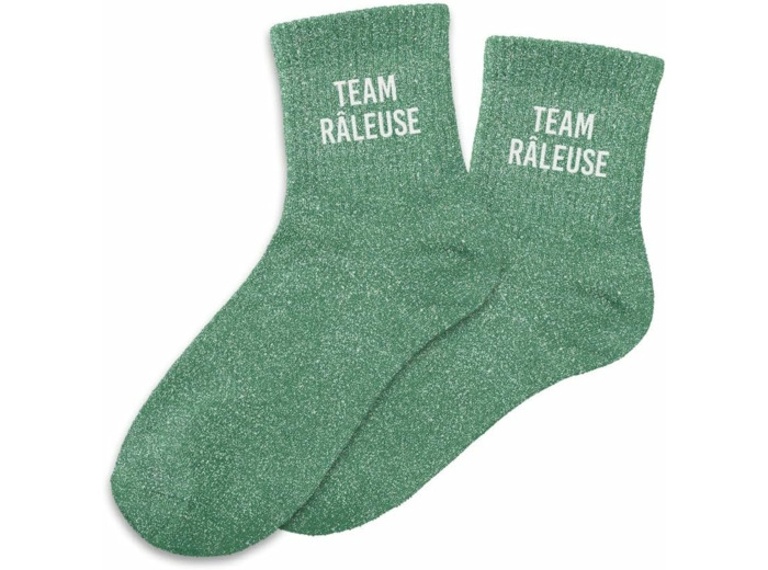 Chaussettes paillettes team raleuse