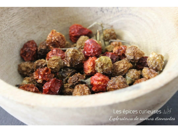 Piment Cabri Majunga Entier Séché de Madagascar