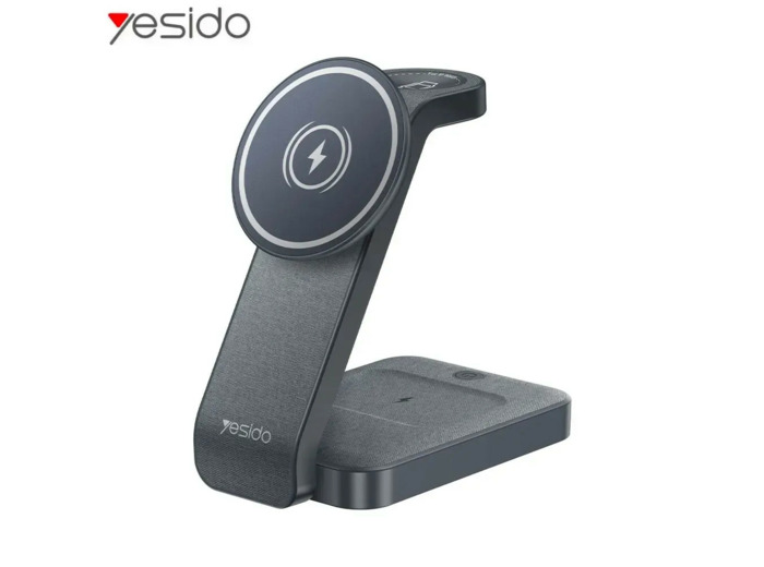 YESIDO Station de charge sans fil 4 en 1