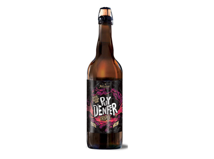 Bière Triple Puy d'enfer Mélusine 75 cl