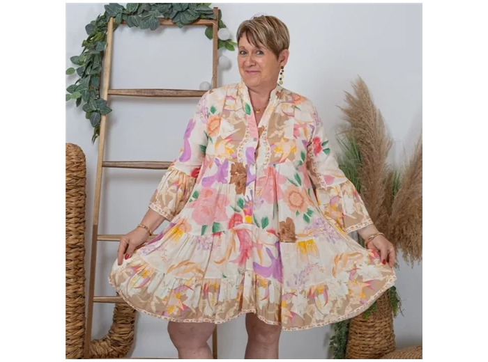 K279- Robe Bohême (Tu) 🇮🇹 (beige)