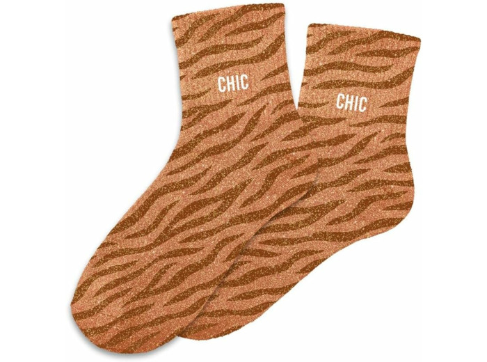 Chaussettes paillettes chic
