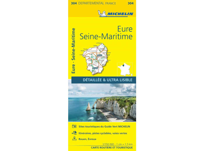 CARTE DEPARTEMENTALE EURE, SEINE-MARITIME