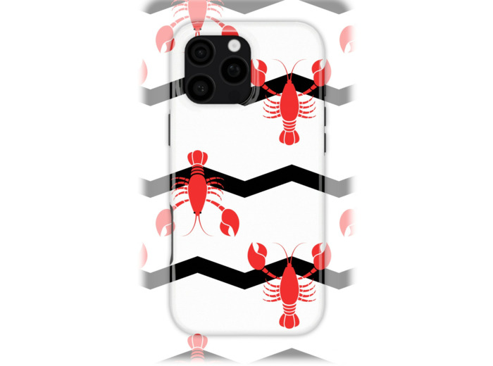 Crayfish March |Coque de téléphone 3D 2en1 Ultra-résistante