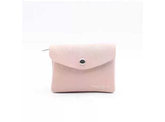 P422- Porte Monnaie / Cartes (rose pâle)