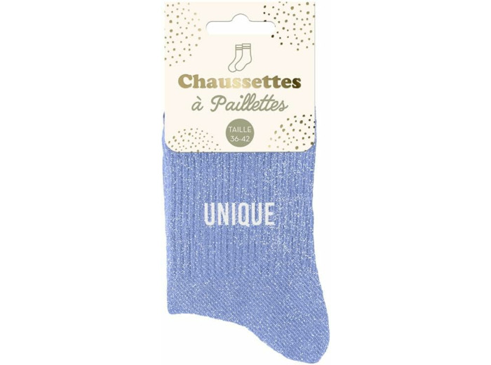 STC Chaussettes paillettes unique