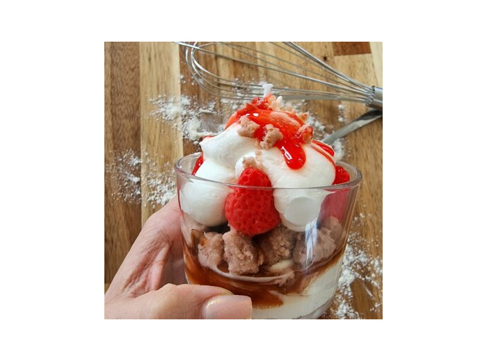 Bougie Pot - CRUMBLE & DELICE DE FRAISE