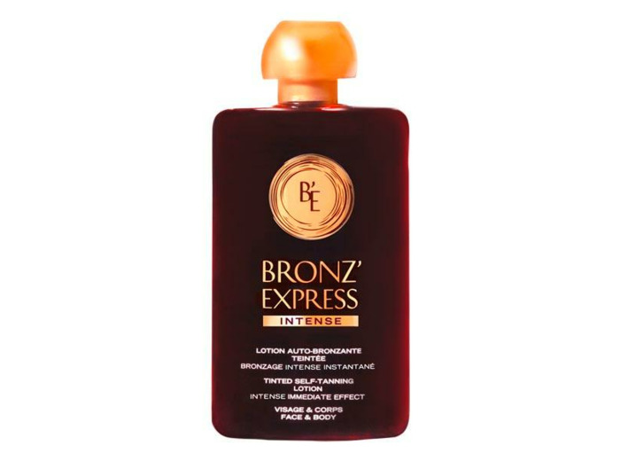 Lotion Bronz'Express Teintée Naturel Auto-Bronzante Visâge et Corps 100 ml