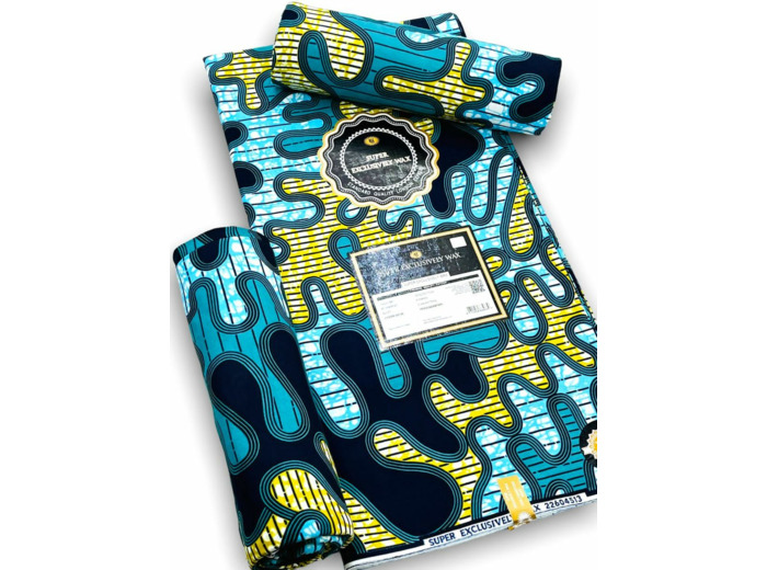 TISSU WAX AFRICAIN FIFA_ QUALITE PREMIUM