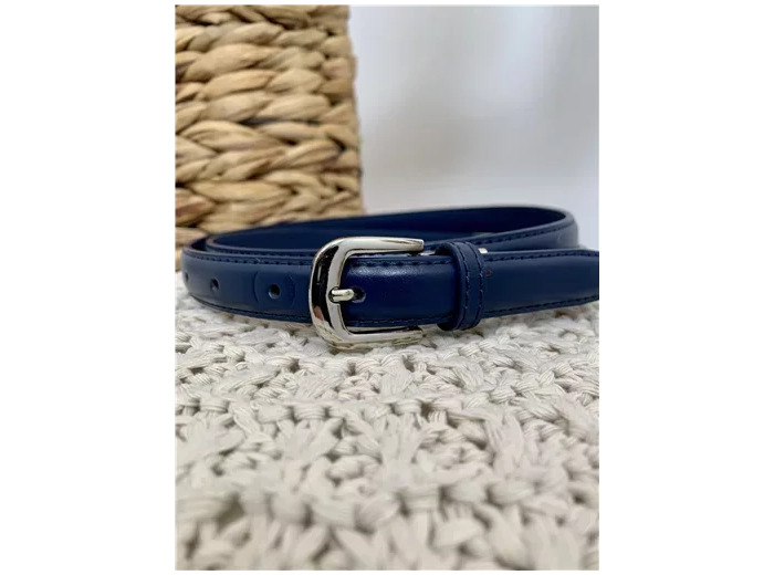 V696- Ceinture sécable Très Fine 1.8cm (marine)
