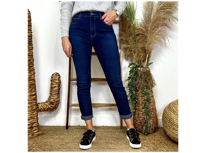 O116- Jean 7/8ème Voggo (T34-T44) (denim)