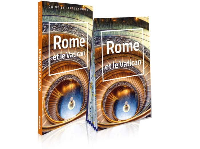 ROME ET LE VATICAN (GUIDE ET CARTE LAMINEE)