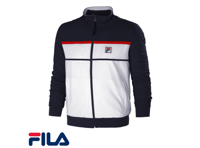 FILA JACKET MAX White/Peacoat Blue