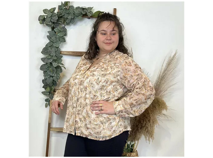 K740- Chemisier By.one (T40-T48) (camel)