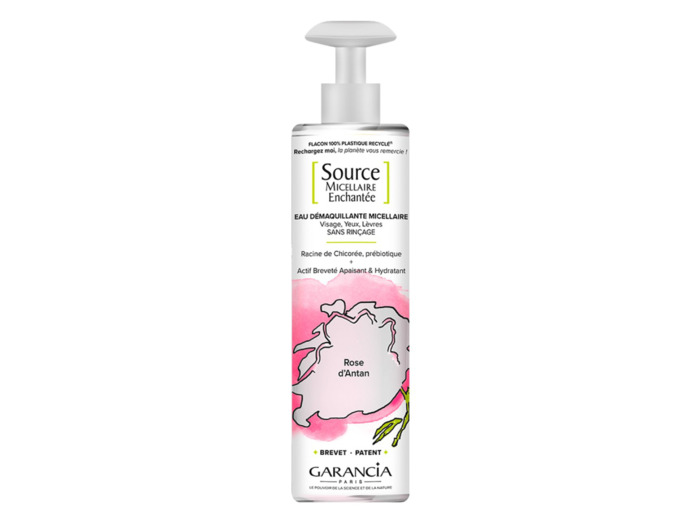 Eau, démaquillante, rose d’antan