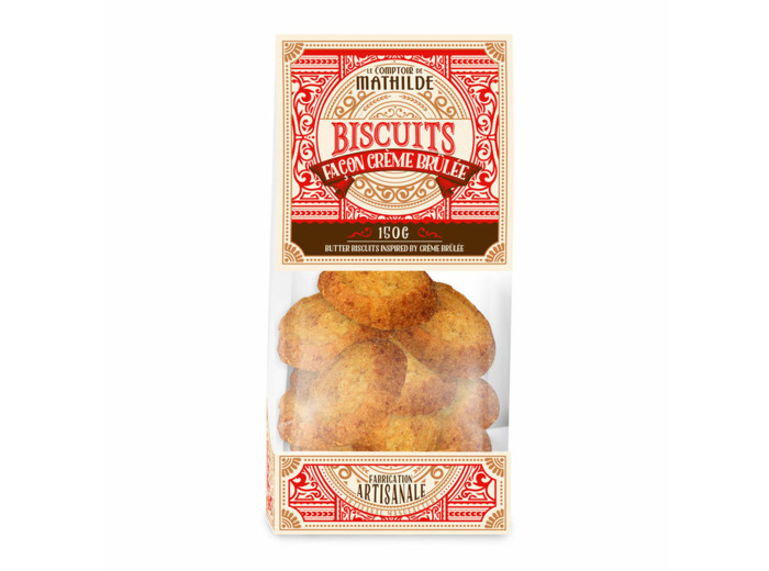 Biscuits Façon Crème Brûlée