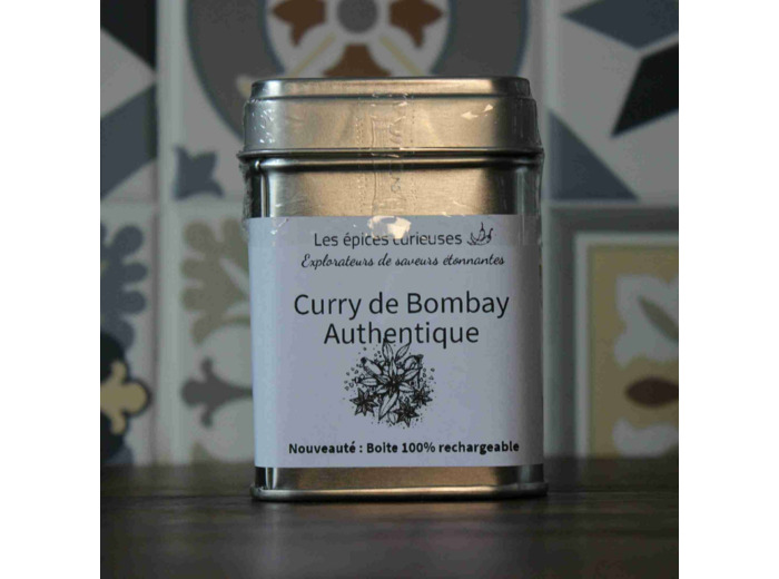 Assemblage Curry de Bombay - 40G - Boite métal