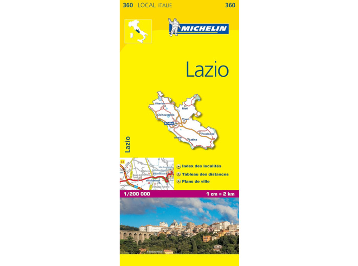 CARTE DEPARTEMENTALE LAZIO