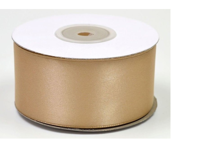 Ruban satin 38 mm de large bobine de 25 m sable 835