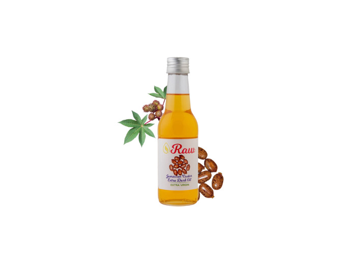 Huile de Ricin Jamaïcaine Extra Foncée - Raw - 200 ml