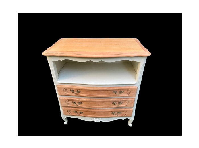 Commode à niche merisier