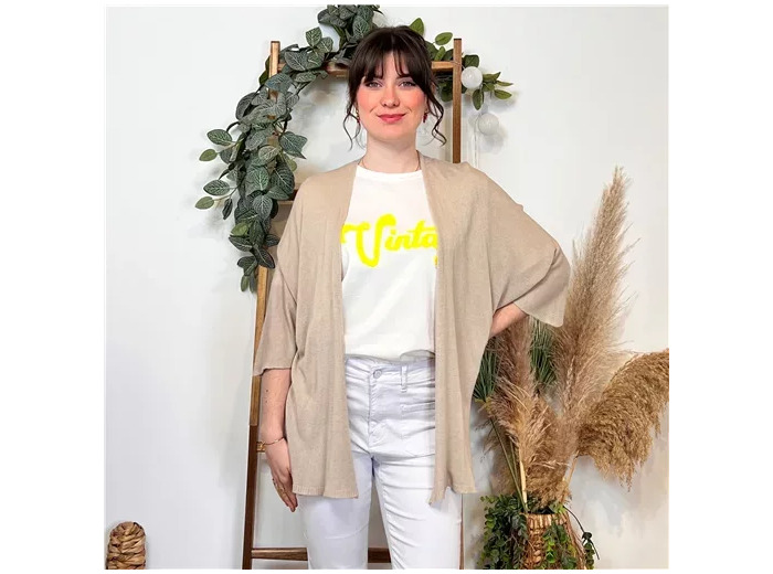 K298- Gilet léger (Tu) 🇮🇹 (beige)
