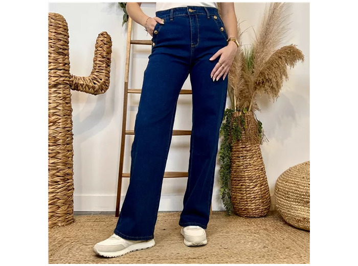 M976- Jean Flare Officier (T36-T44) (denim)