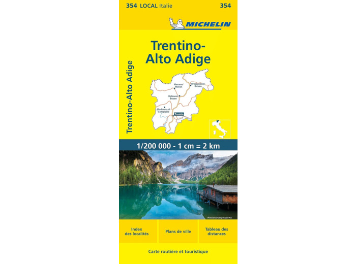 CARTE DEPARTEMENTALE TRENTINO-ALTO ADIGE