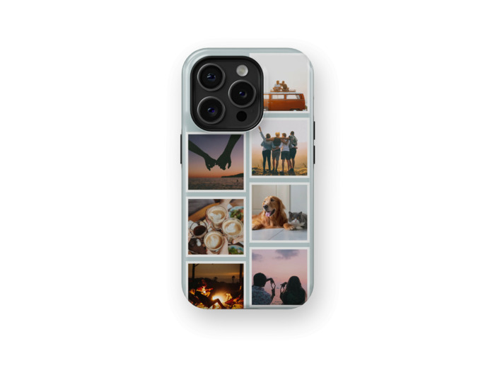 Snapshot Gallery - Blue | Coque de téléphone 3D 2en1 Ultra-résistante