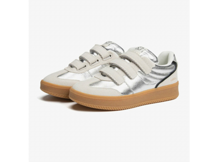 Low Sneakers à Scratch - Off White / Silver - SJ