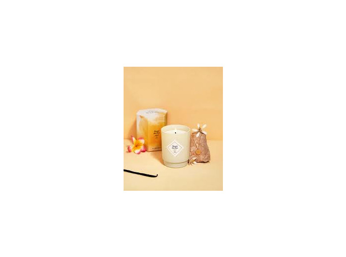 Bougie Parfumée Monoi avec Bracelet Beige - Néroli, Tiaré, Vanille