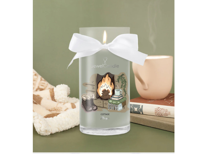 Bougie Bijou Cottage Magic : Charme Rustique et Bracelet Envoûtant