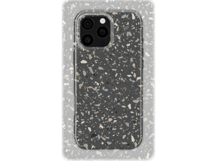Midnight Terrazzo | Coque de téléphone 3D 2en1 Ultra-résistante