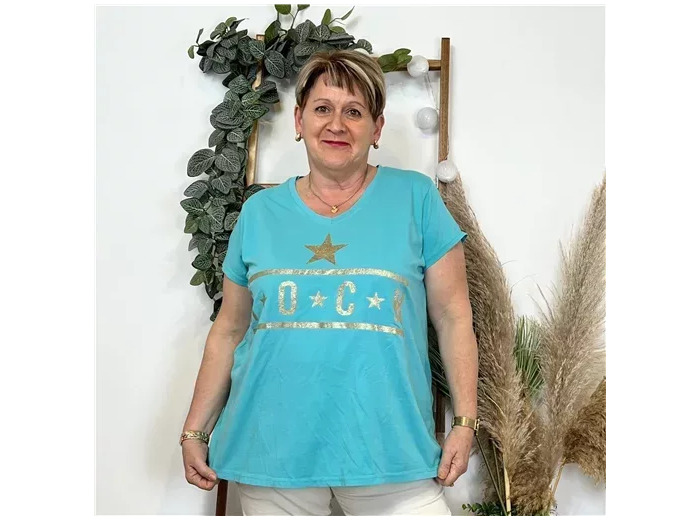 K386- T Shirt C'Mélodie (Gt)  🇮🇹 (vert céladon)